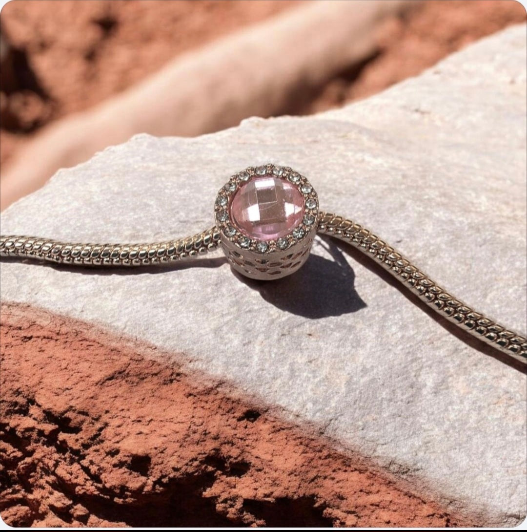 Rose Gold charm fits all charm bracelets