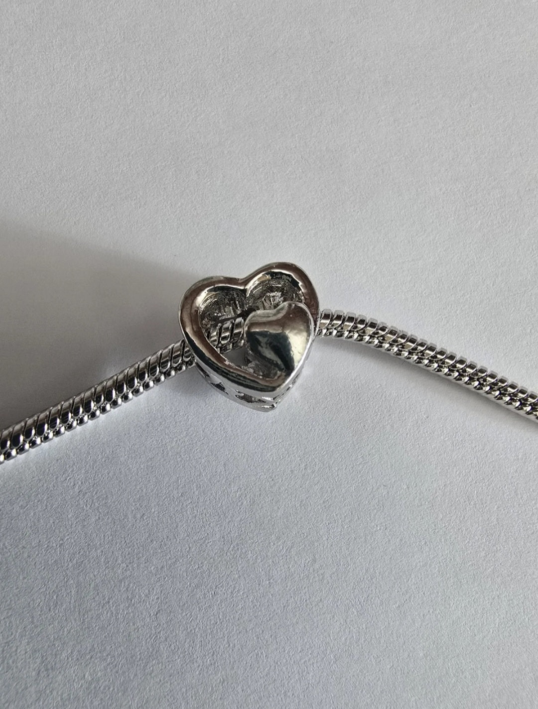 Silver charm fits all charm bracelets