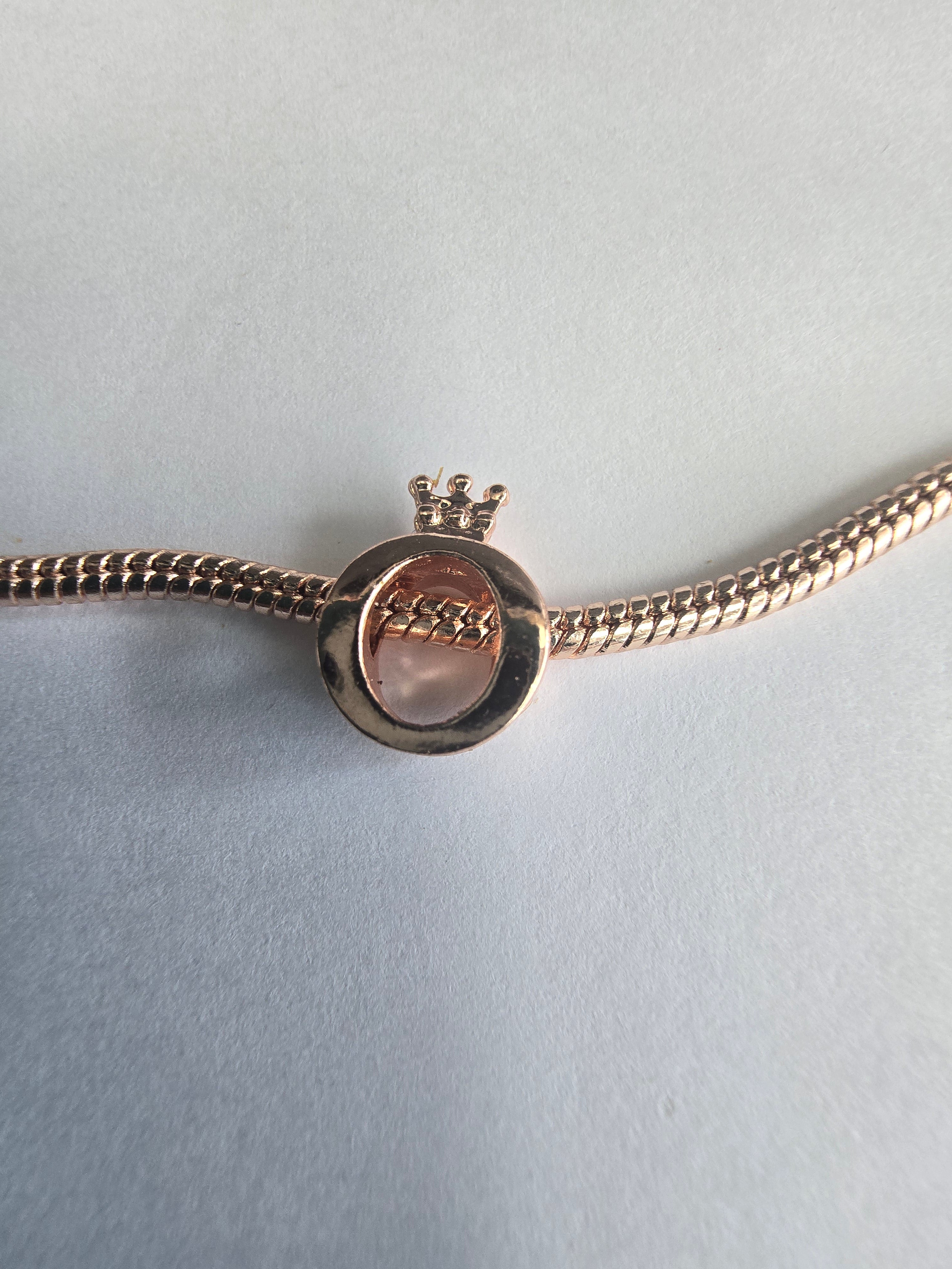 Rose Gold charm fits all charm bracelets