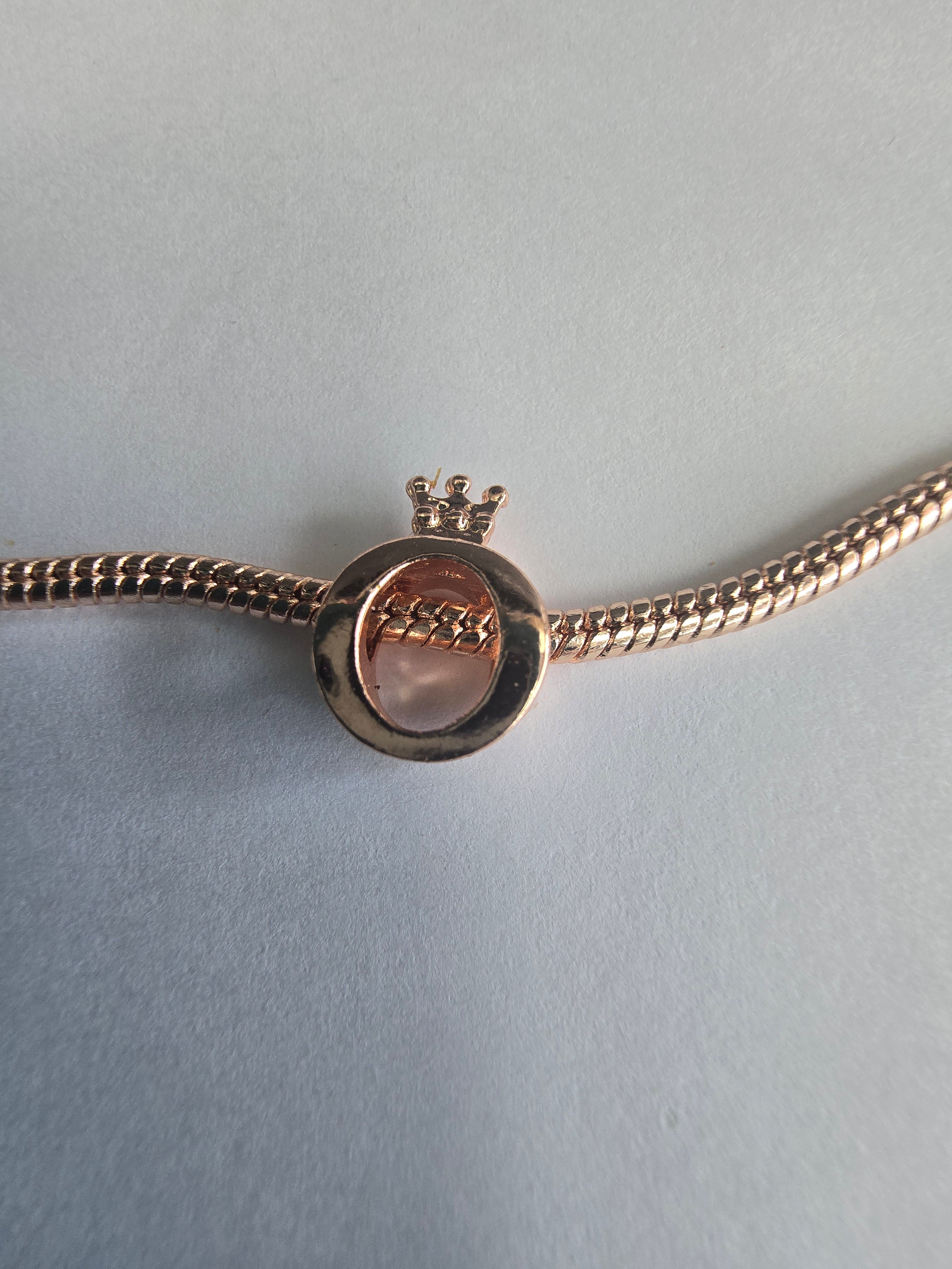 Rose Gold charm fits all charm bracelets