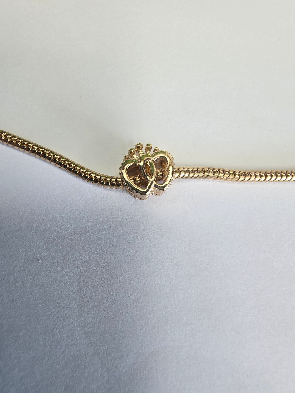 Gold charm fits all charm bracelets