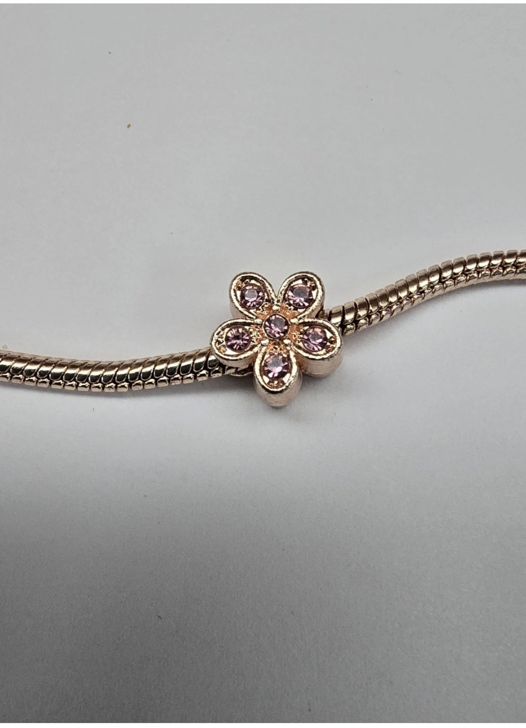 Rose Gold charm fits all charm bracelets