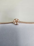Rose Gold charm fits all charm bracelets