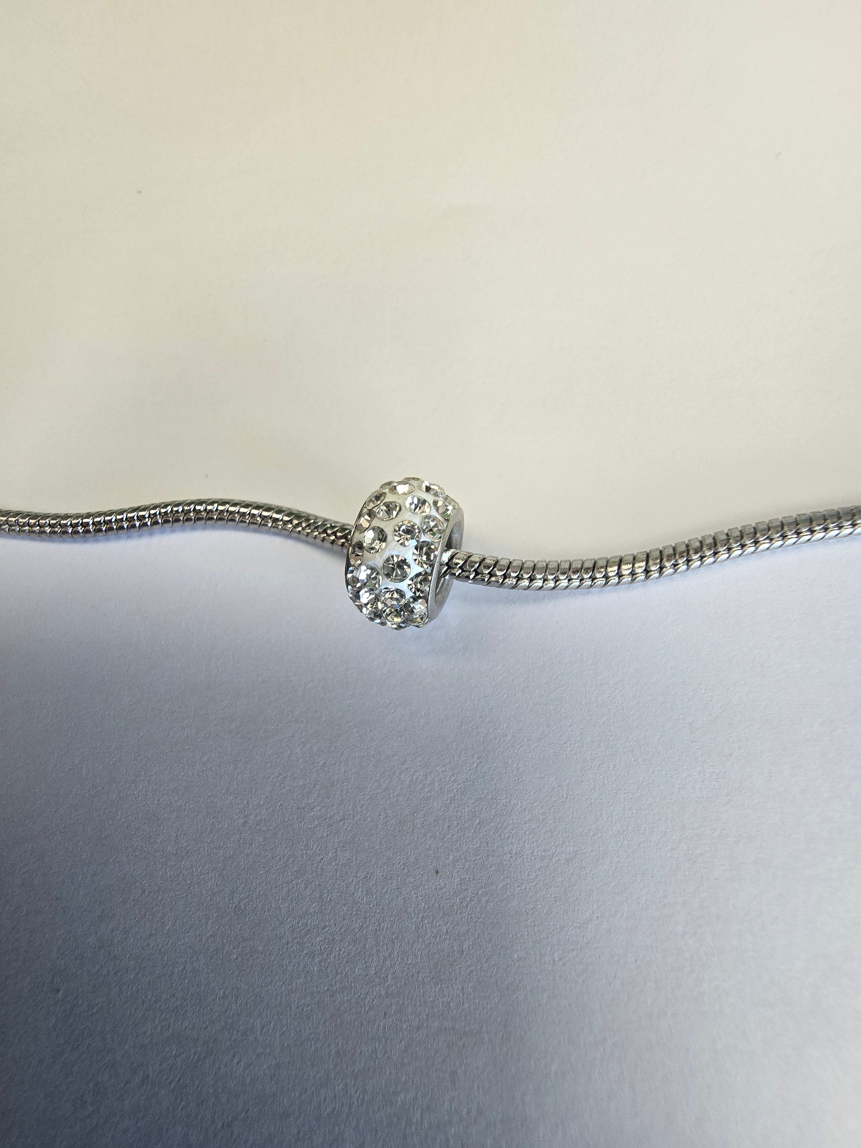 Silver charm fits all charm bracelets
