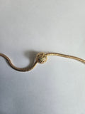 Gold charm fits all charm bracelets