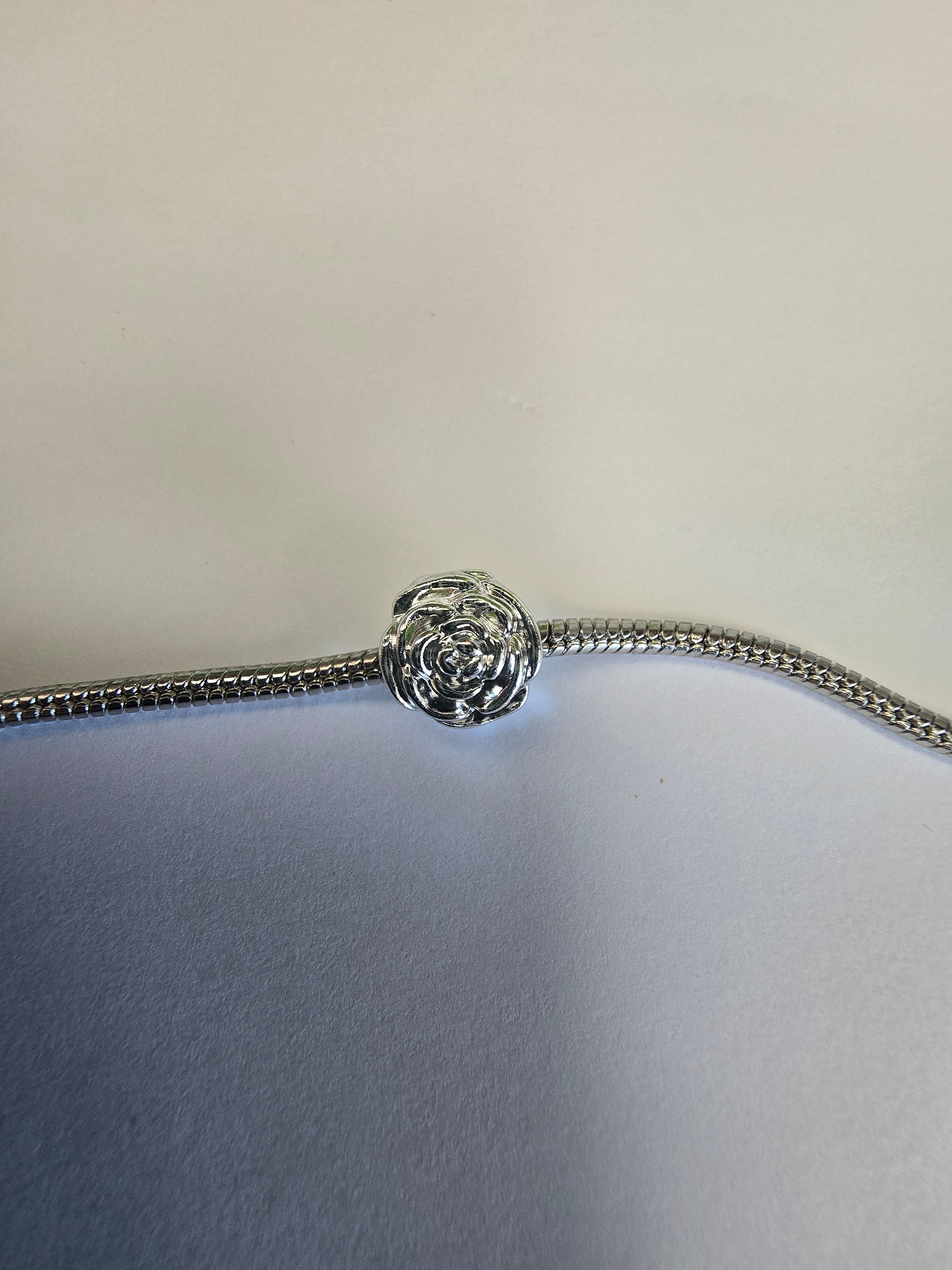 Silver charm fits all charm bracelets