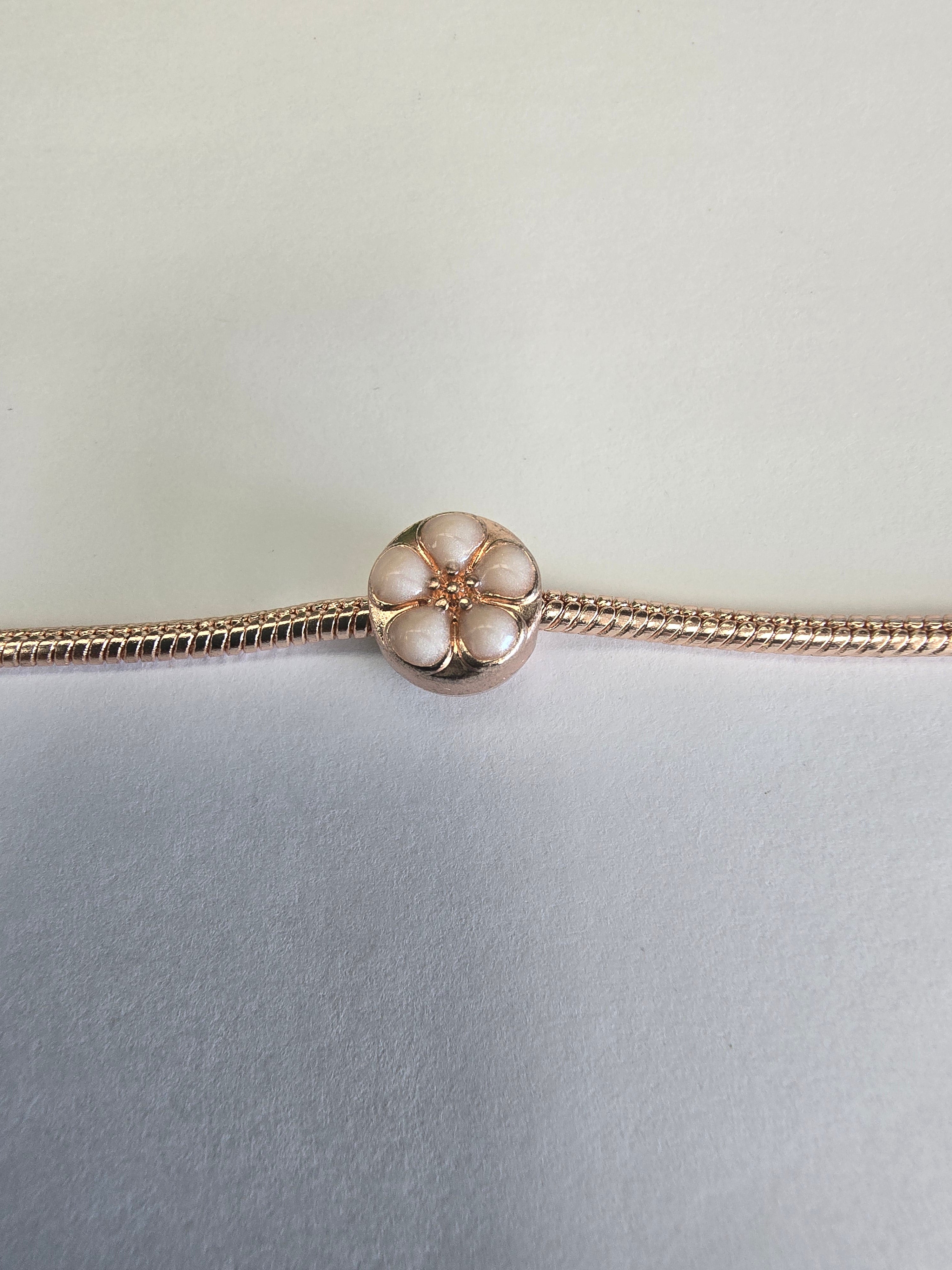 Rose Gold charm fits all charm bracelets