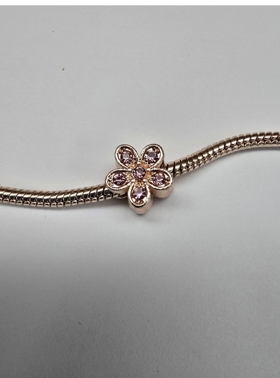 Rose Gold charm fits all charm bracelets