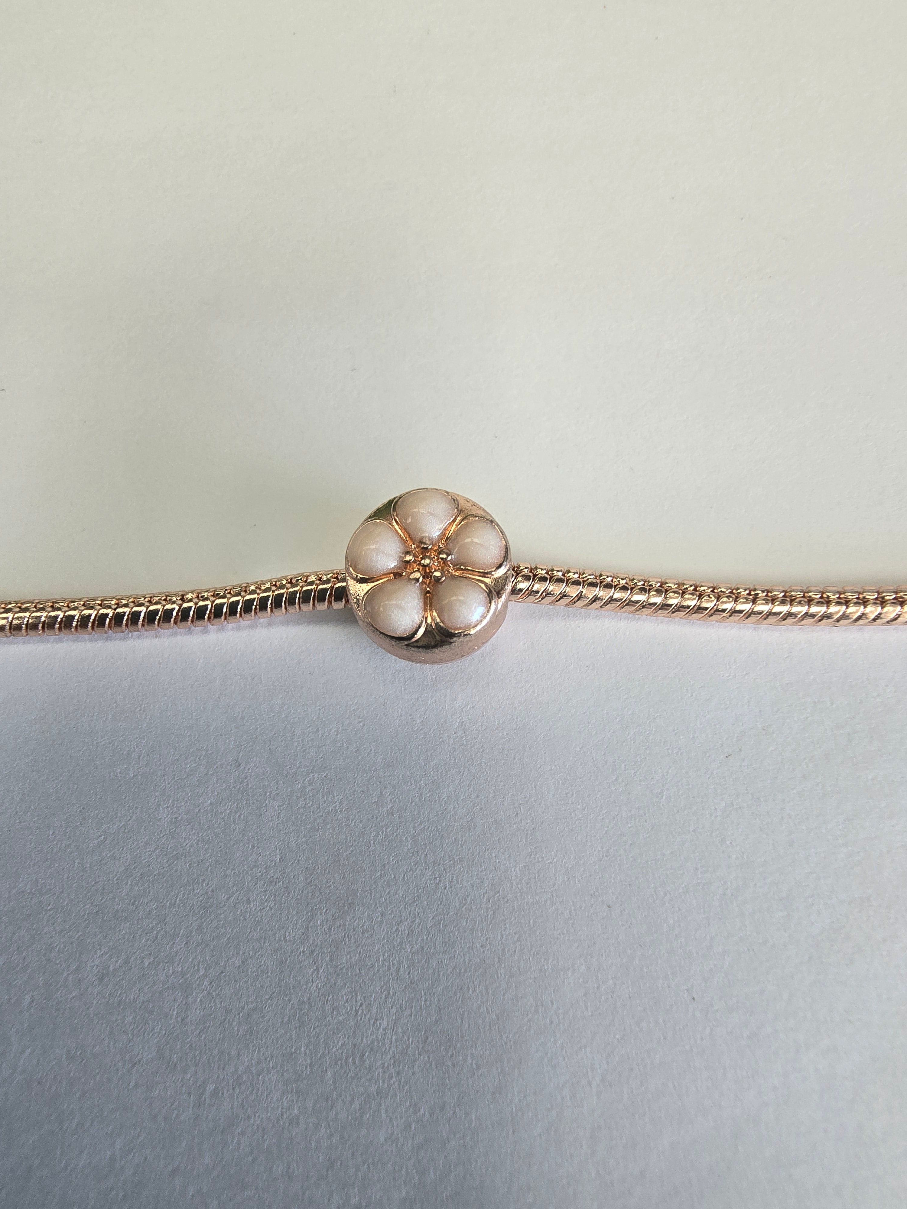 Rose Gold charm fits all charm bracelets